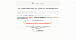 Desktop Screenshot of lovequiltsbrasil.org